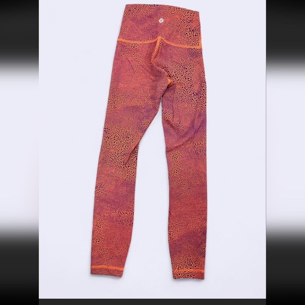 Lululemon Red Wunder Under Leggings